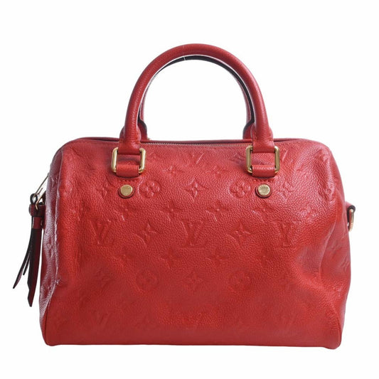 LOUIS VUITTON Empreinte Speedy Bandouliere 25 Handbag M40758 Red Ladies