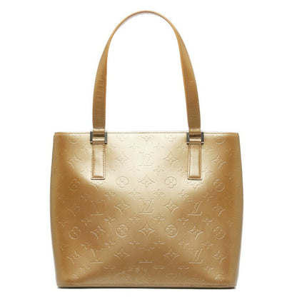 Louis Vuitton  Monogram Matte Stockton Tote Bag M55117 Ambre Gold Leather Women's