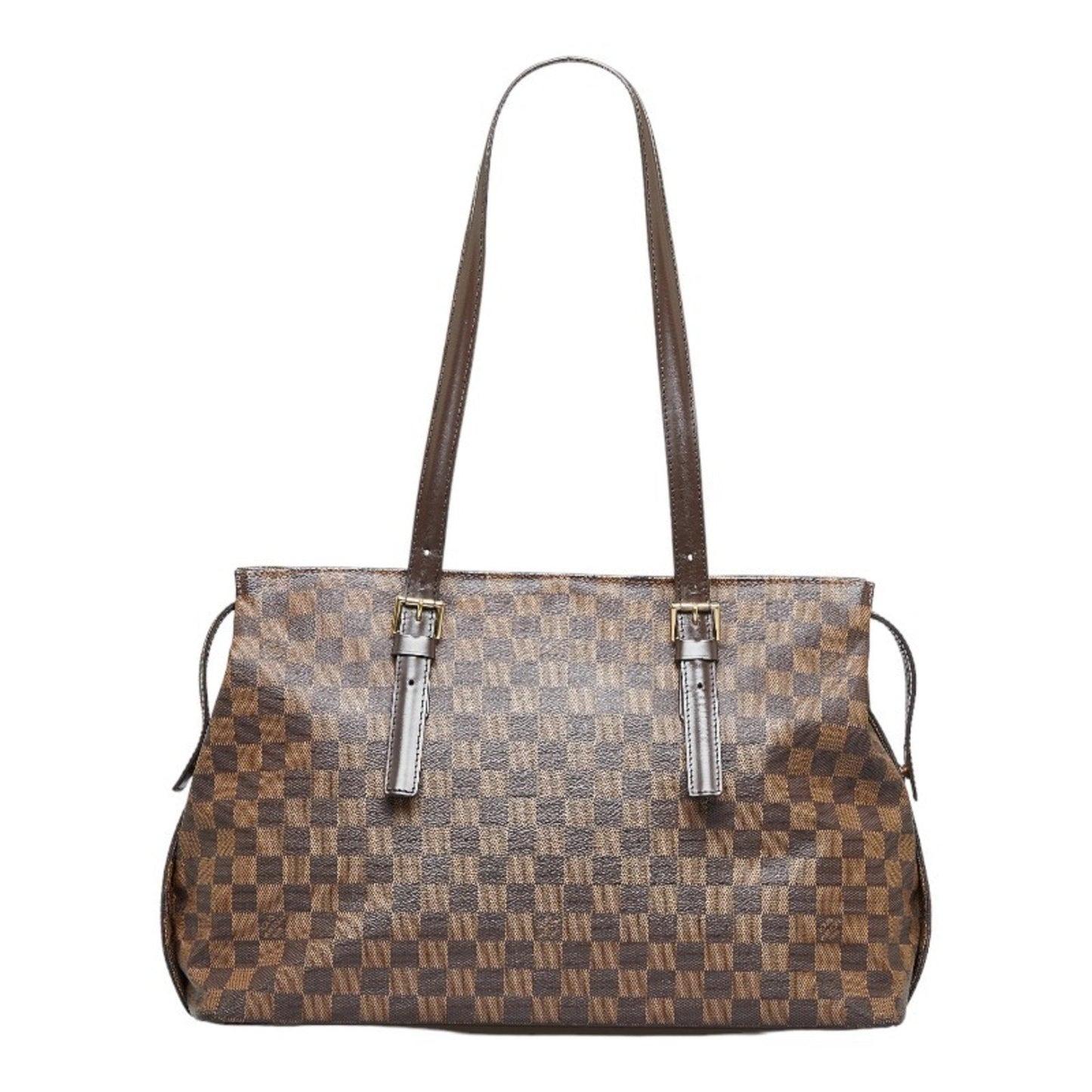 Louis Vuitton  Damier Chelsea Tote Bag Shoulder N51119 Brown PVC Leather Ladies