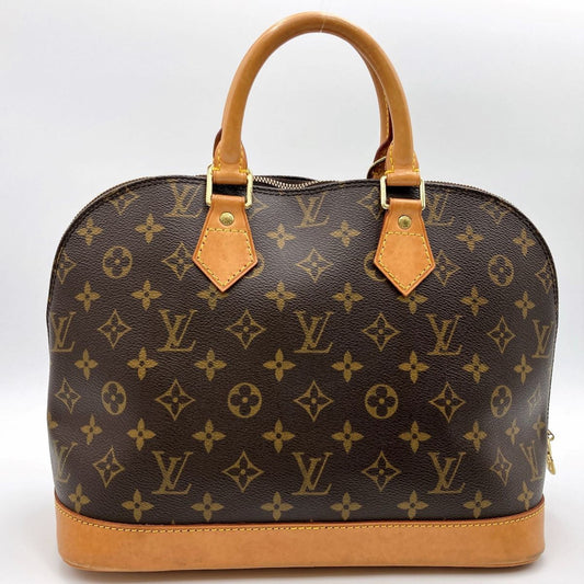 LOUIS VUITTON Alma [old] M51130 Monogram Handbag Brown PVC