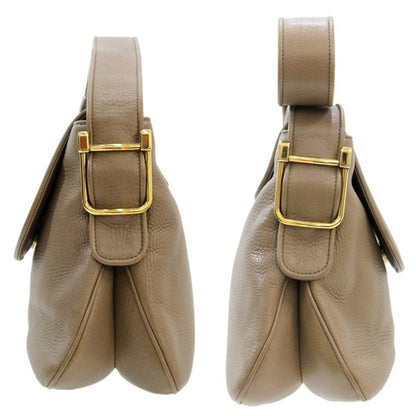 Gucci double G leather shoulder Bag camel shop card ladies