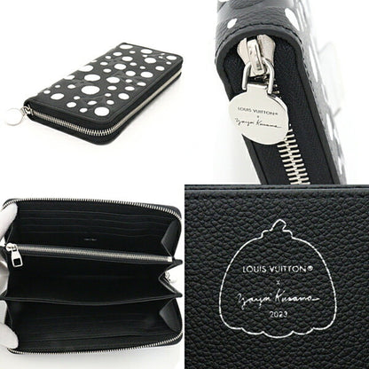 Louis Vuitton  Yayoi Kusama LV x YK Zippy Round Long Wallet M81906 Black White