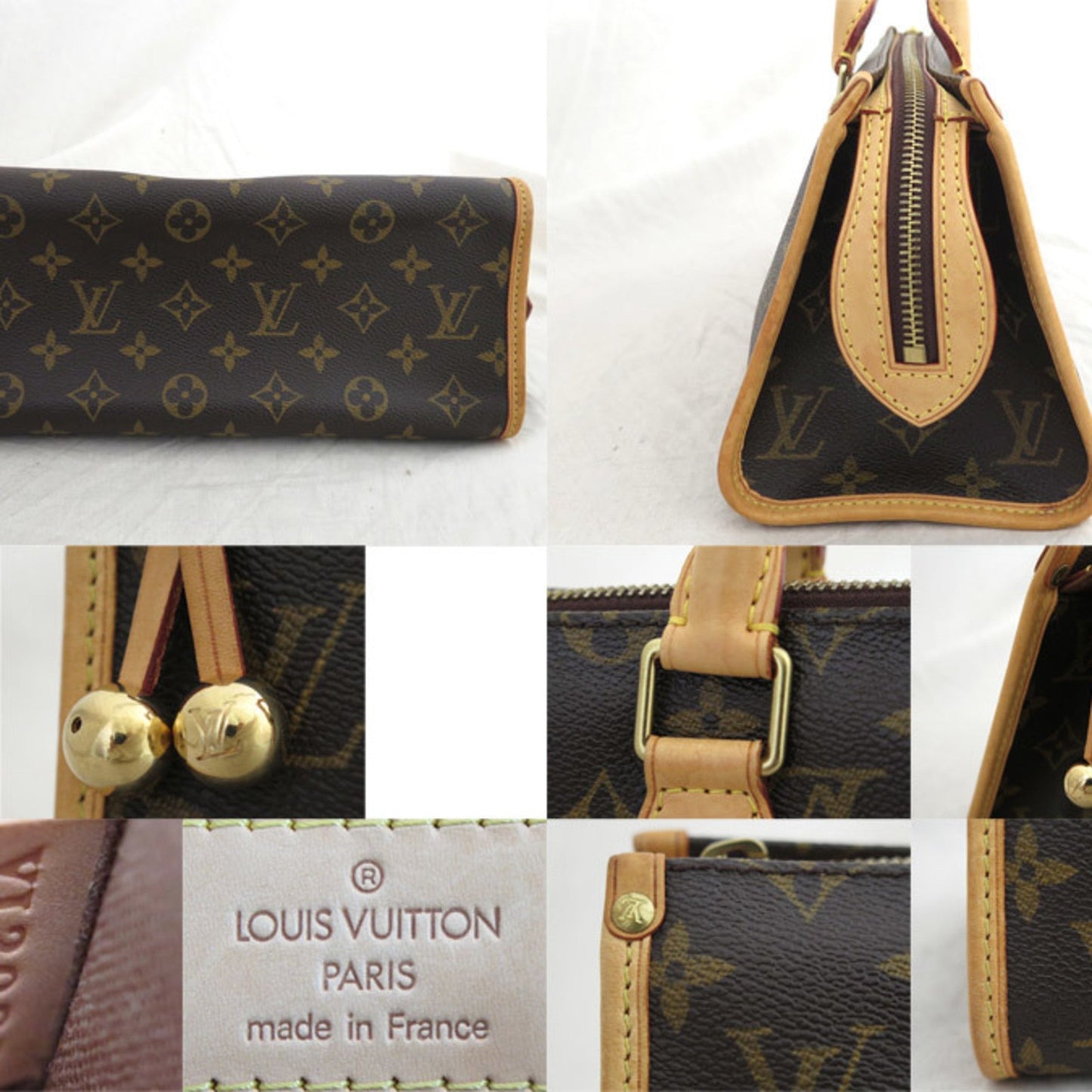 Louis Vuitton  Handbag Monogram Popincourt Canvas Brown Women's M40009 e54399a