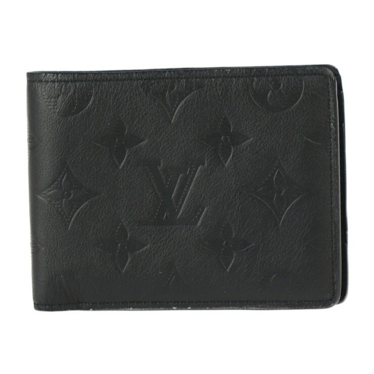 Louis Vuitton  Portefeuille Multiple Bifold Wallet M62901 Monogram Shadow Noir Black