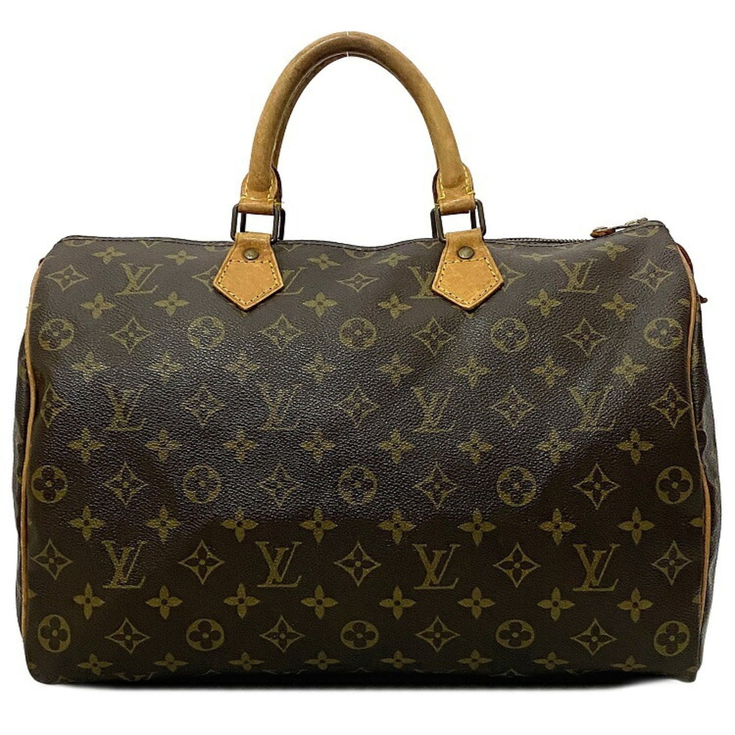 Louis Vuitton  Handbag Speedy 35 Brown Monogram M41526 Boston VL882 Louis Vuitton  Women's Men's Small Nume