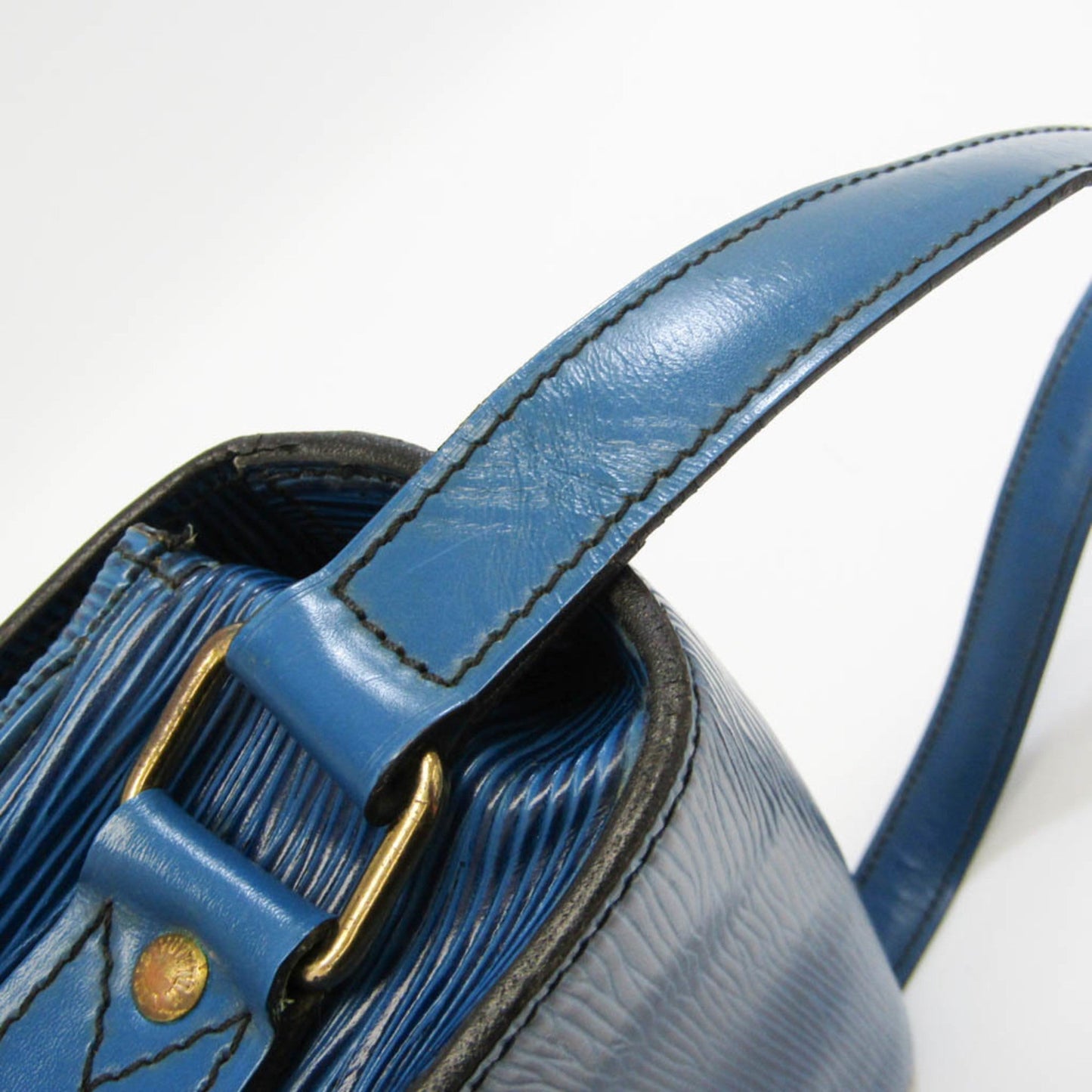 Louis Vuitton  Epi Cartouchiere M52245 Women's Shoulder Bag Toledo Blue