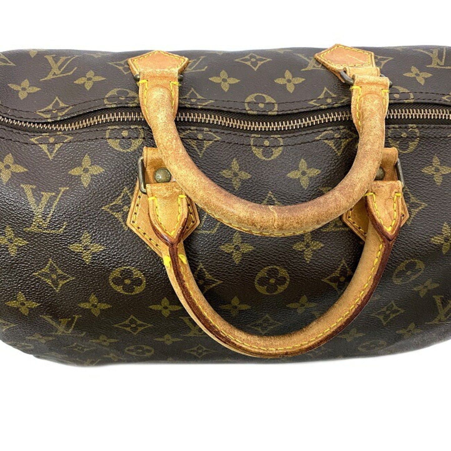 Louis Vuitton  Handbag Speedy 35 Brown Monogram M41526 Boston VL882 Louis Vuitton  Women's Men's Small Nume