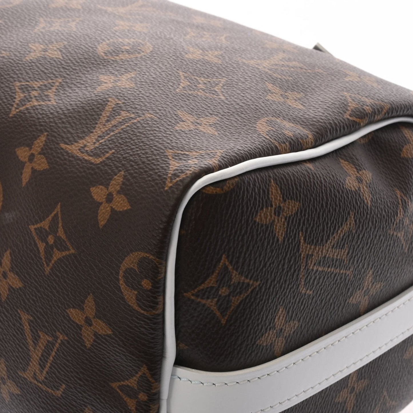 Louis Vuitton  Monogram Speedy Bandouliere 25 Brown White M20754  Canvas Handbag