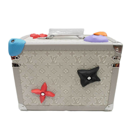 Louis Vuitton  Toolbox Trunk Bouldering M20594 Handbag Gray Women's Men's Bag Makeup Box