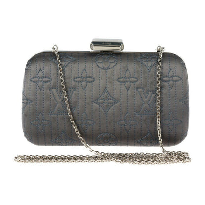 Louis Vuitton  Minaudiere Clutch Bag M95802 Monogram Motard Gray Series Silver Metal Fittings 2WAY Chain Shoulder Clasp