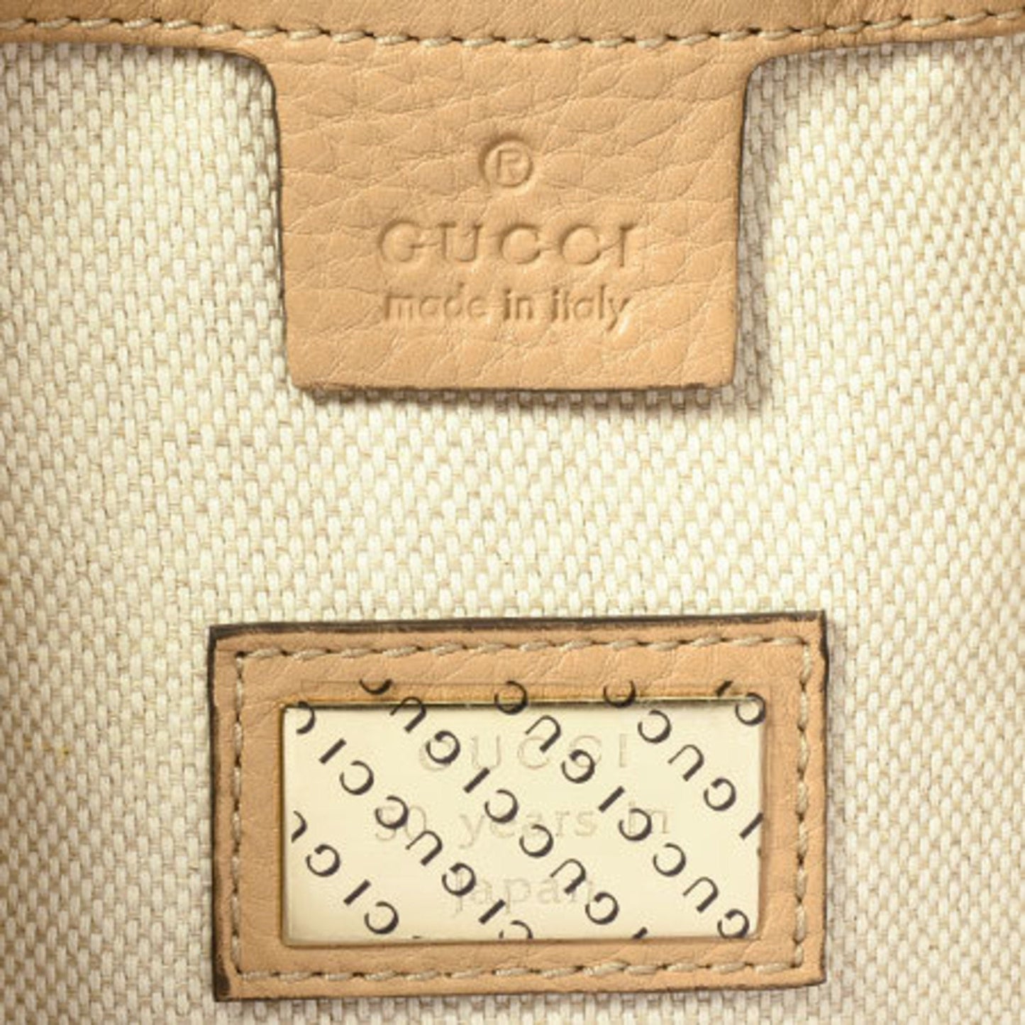 Gucci Flora canvas leather tote Bag beige handBag 358470 day landing 50th anniversary