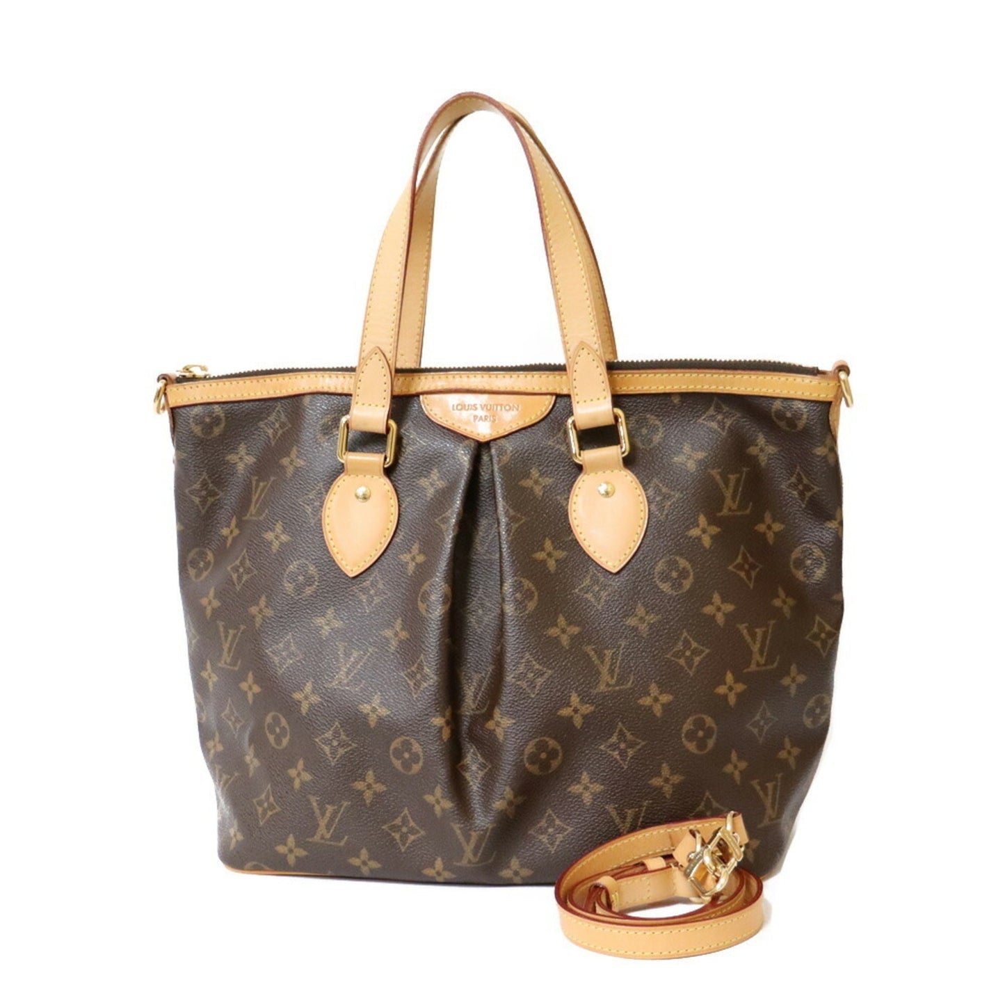 Louis Vuitton  Handbag Monogram 2way Palermo PM M40145 Brown Women's Canvas