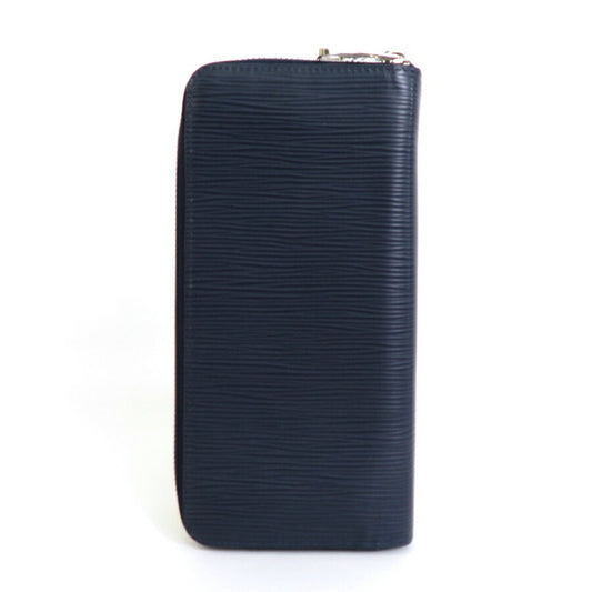 Louis Vuitton  Round Zipper Long Wallet Epi Zippy Vertical Leather Blue Marine Men's M61828