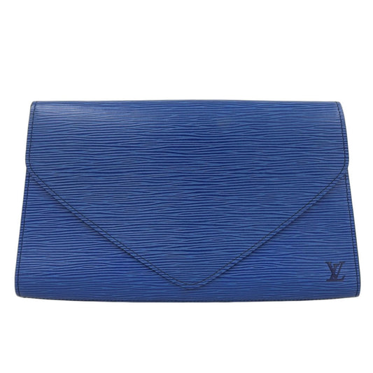 Louis Vuitton  Epi Art Deco Second Bag Clutch Toledo Blue M52635