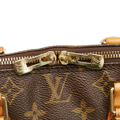 Louis Vuitton  Monogram Alma PM Handbag M51130 Brown PVC Leather Ladies