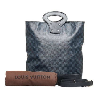 Louis Vuitton  Damier Cobalt Tote NS Handbag Shoulder Bag N51100 Navy PVC Leather Women's