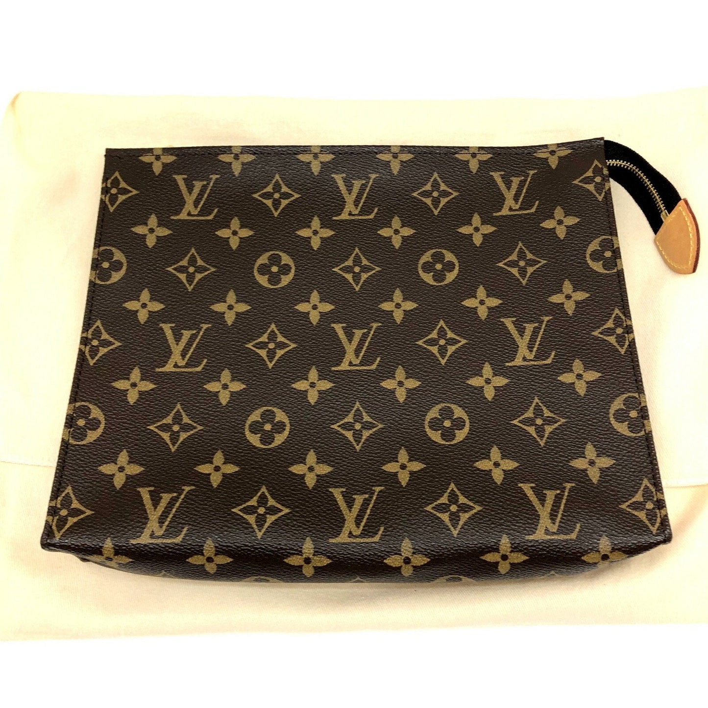 Louis Vuitton  Posh Toilette 26 M47542 Brown Gold Hardware Pouch Monogram Women's Second Bag