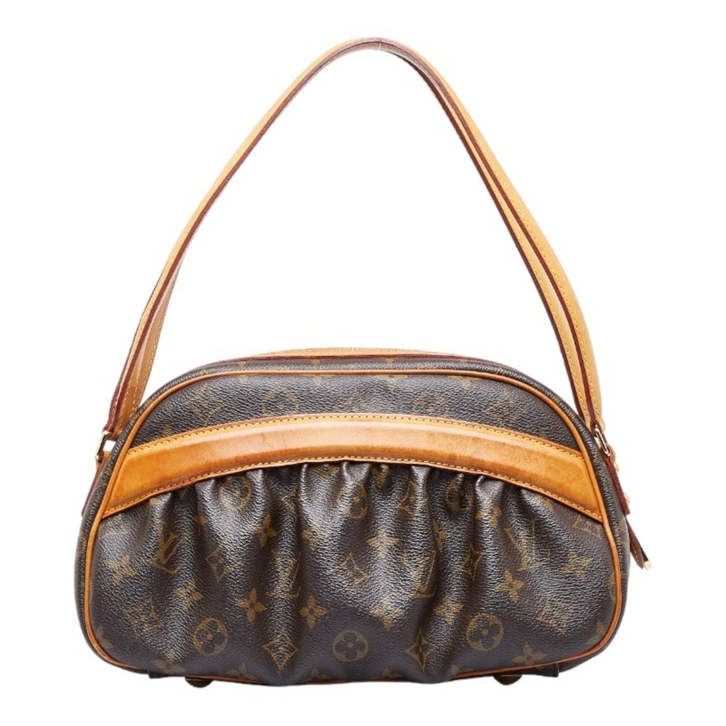 Louis Vuitton  Monogram Clara Handbag M40057 Brown PVC Leather Ladies