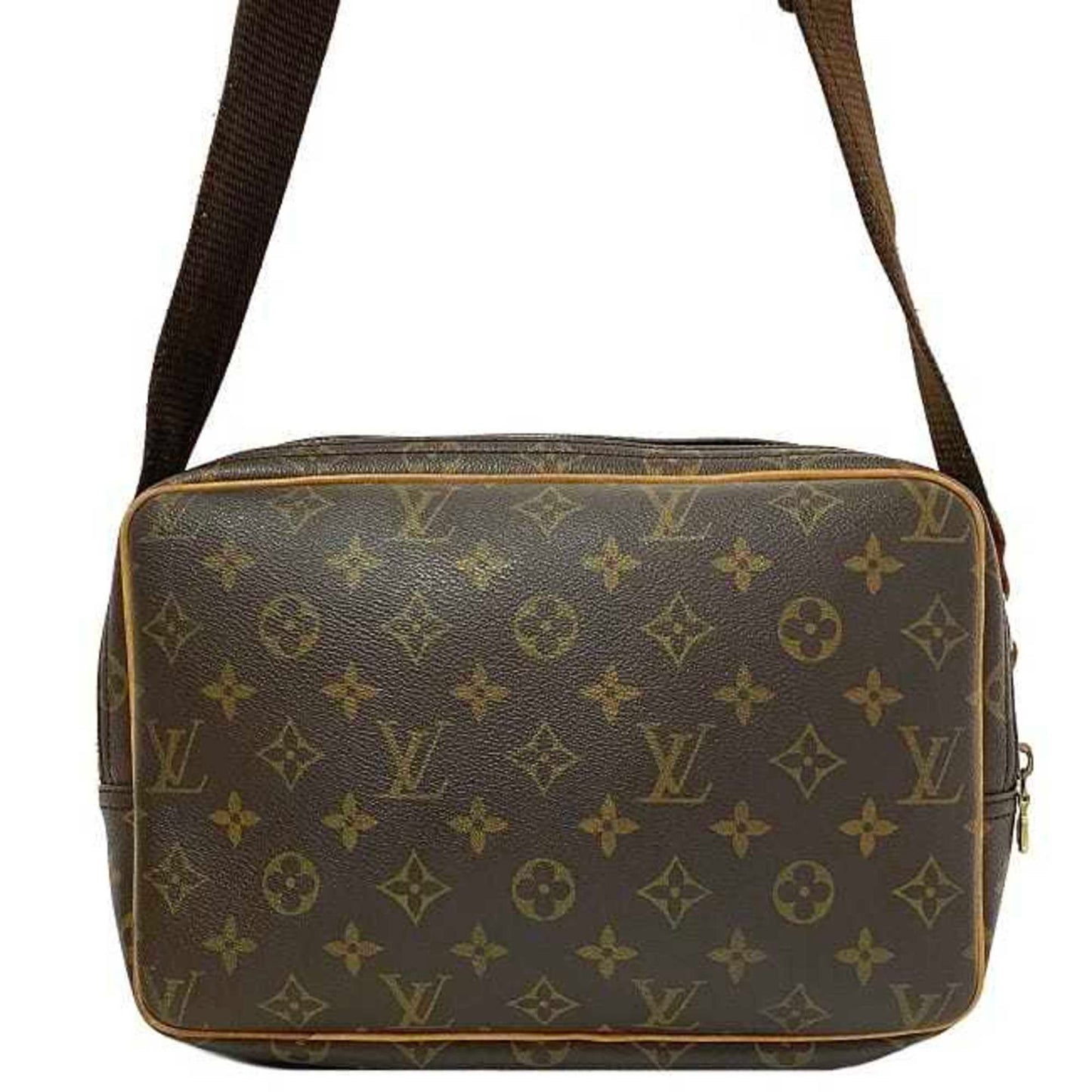 Louis Vuitton  Shoulder Bag Reporter PM Brown Beige Gold Monogram M45254 Canvas Nume SP0030