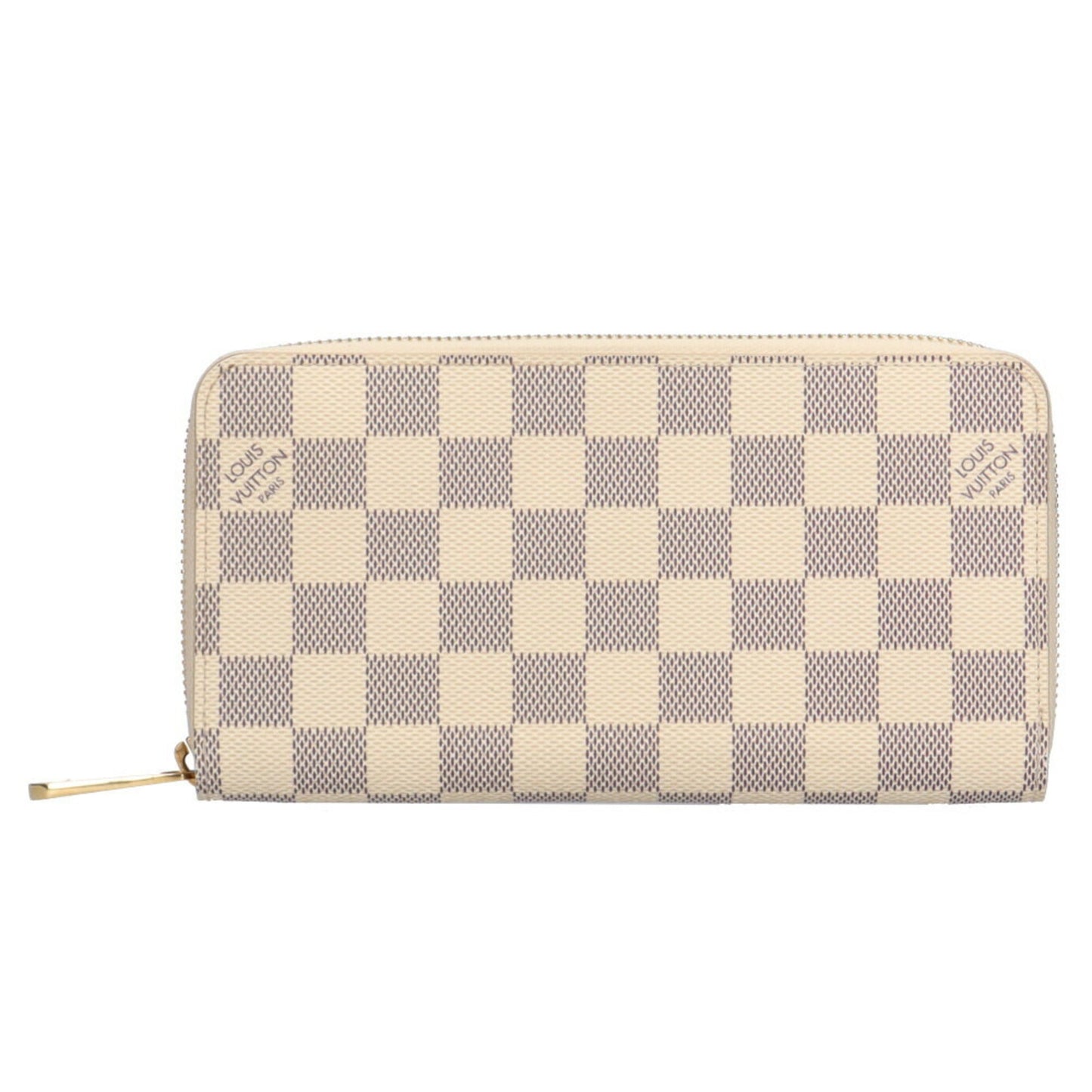 Louis Vuitton  Zippy Damier Azur Long Wallet Canvas Women's