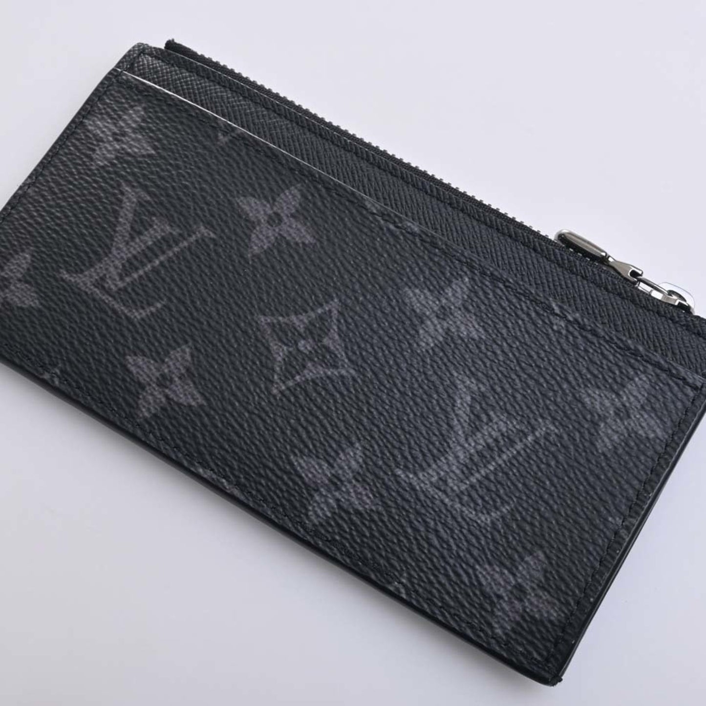 LOUIS VUITTON Eclipse Reverse Coin Card Holder M69533 Black Men's