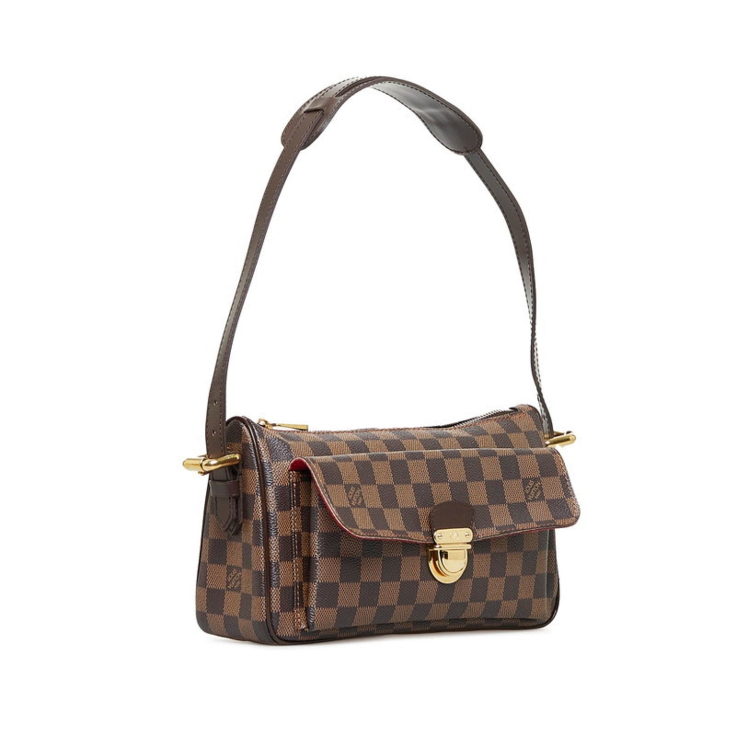 Louis Vuitton  Damier Ravello GM Handbag Shoulder Bag N60006 Brown PVC Leather Women's