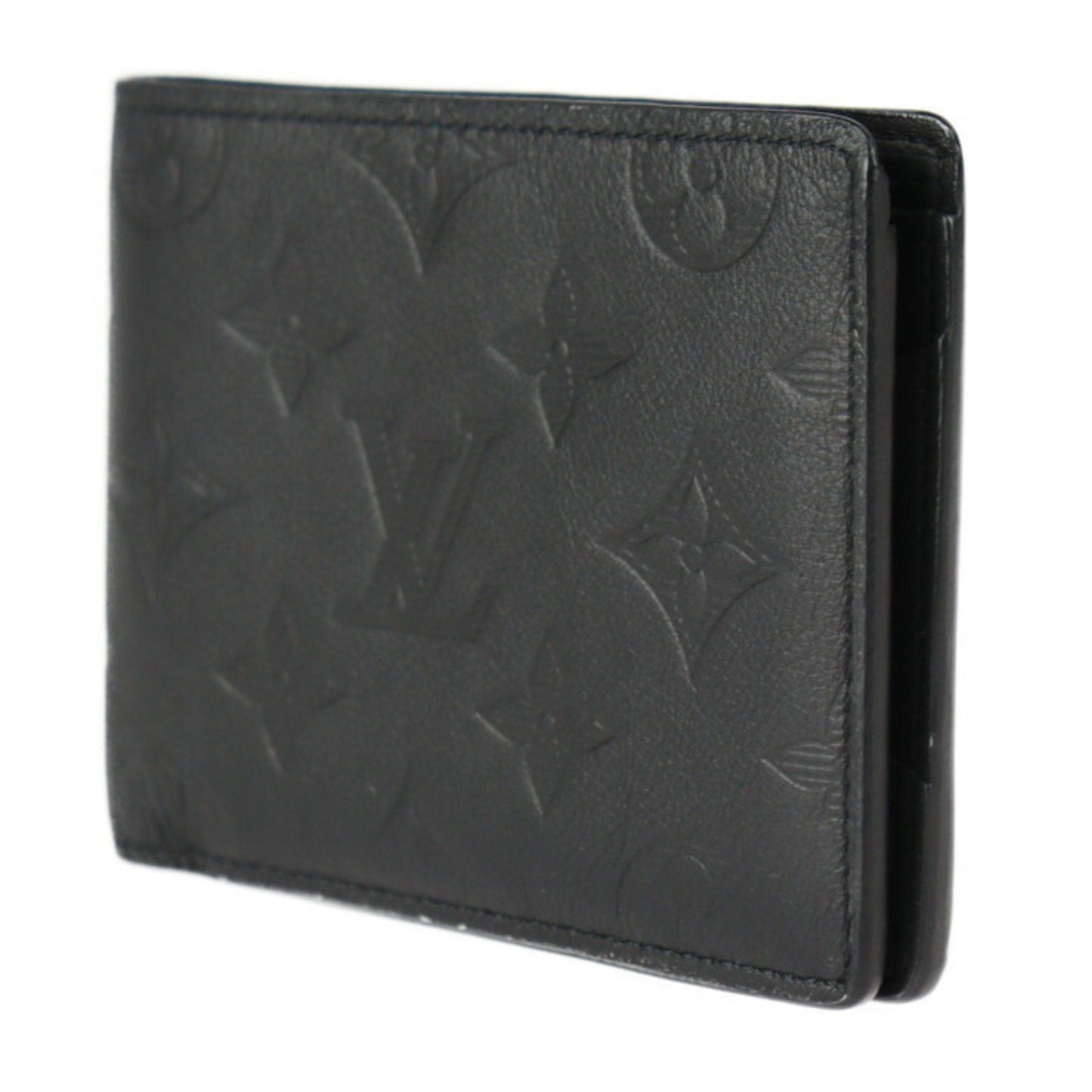 Louis Vuitton  Portefeuille Multiple Bifold Wallet M62901 Monogram Shadow Noir Black