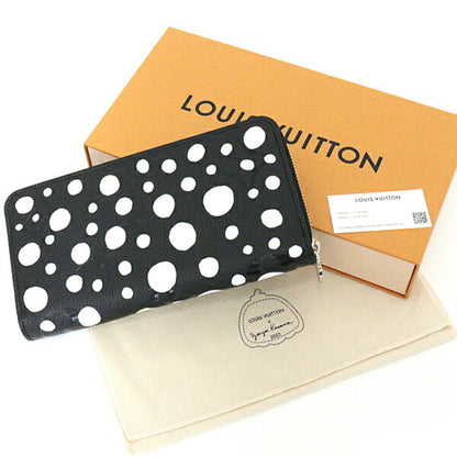 Louis Vuitton  Yayoi Kusama LV x YK Zippy Round Long Wallet M81906 Black White