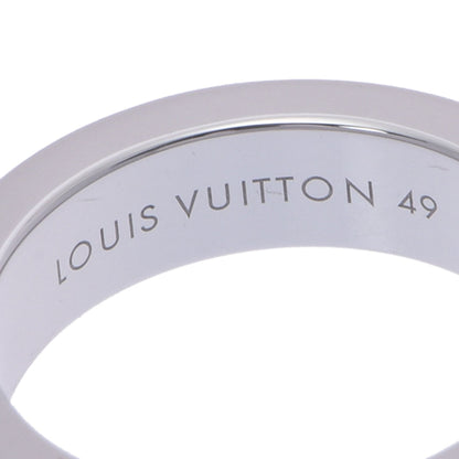 Louis Vuitton  Petitburg Emplant Ring #49 9.5 Women's K18 White Gold Ring/Ring