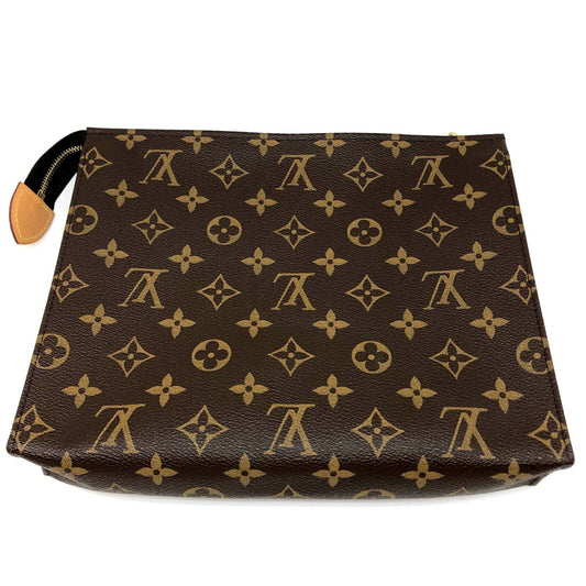 Louis Vuitton  Posh Toilette 26 M47542 Brown Gold Hardware Pouch Monogram Women's Second Bag