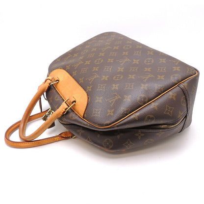 LOUIS VUITTON Deauville [Bowling Vanity] *No Key Women's Handbag M47270 Monogram [Brown]