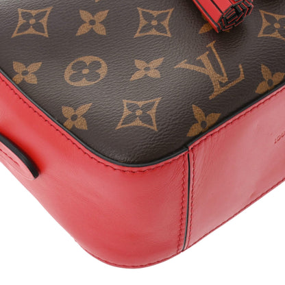 Louis Vuitton  Monogram Santonju Coquelicot M43556 Ladies Canvas Shoulder Bag