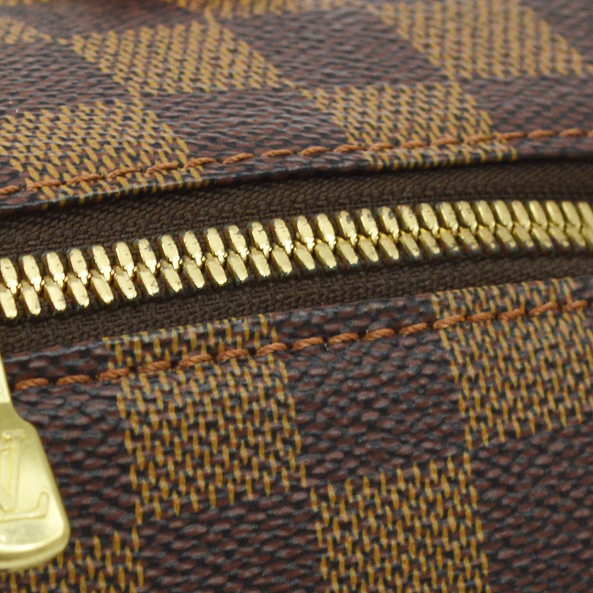 Louis Vuitton ★ RIVERA MM HAND Bag DAMIER EBENE N41434 60732