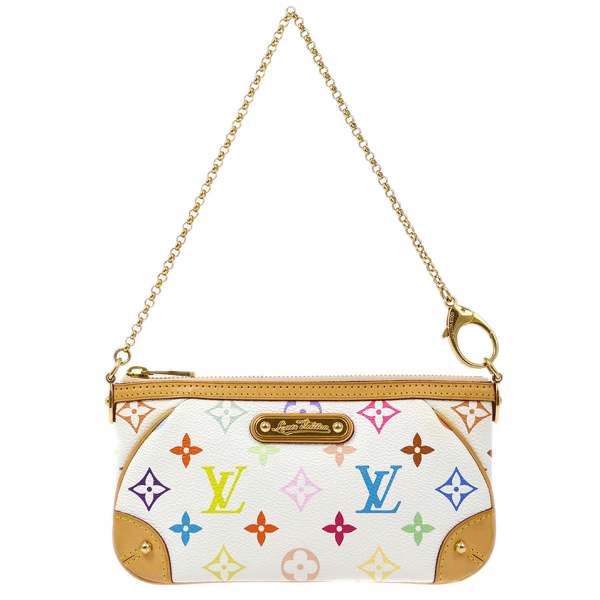 Louis Vuitton ★ POCHETTE MILLA MM MONOGRAM MULTICOLOR M60096 81097