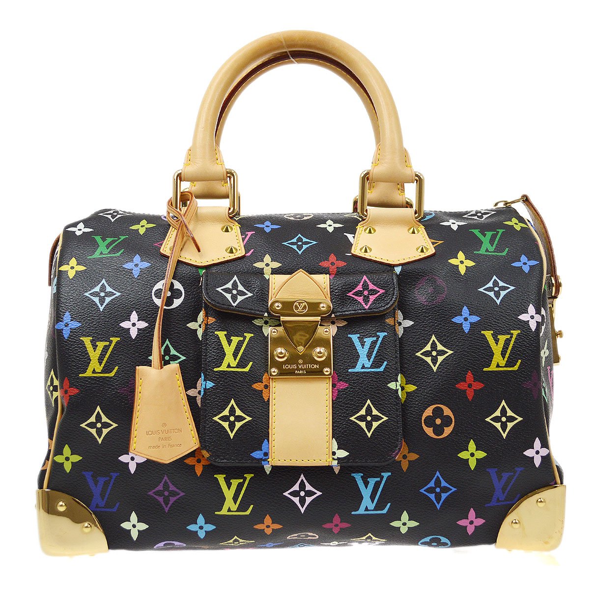 LOUIS VUITTON 2007 SPEEDY 30 Monogram Multicolor M92642 61370