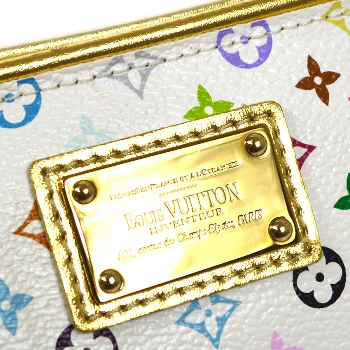 Louis Vuitton ★ 2008 KATE MONOGRAM MULTICOLOR BLANC M55212 51473