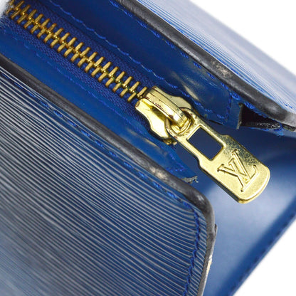 LOUIS VUITTON 1994 SAC TRIANGLE BLUE EPI M52095