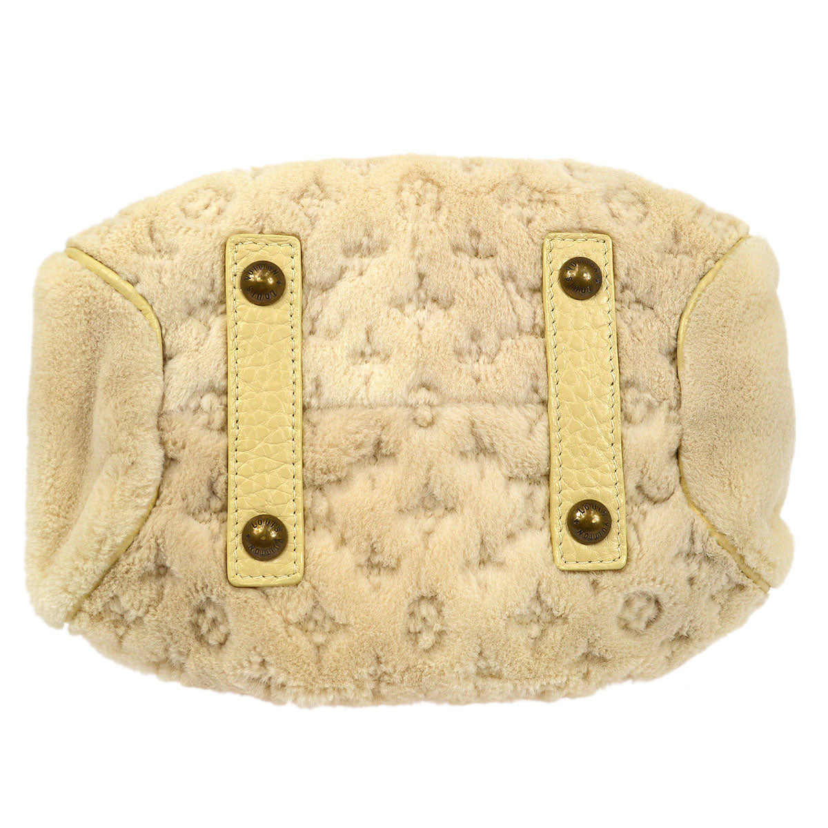 LOUIS VUITTON 2005 Cabochon Demi Lune Cream MINK M95079