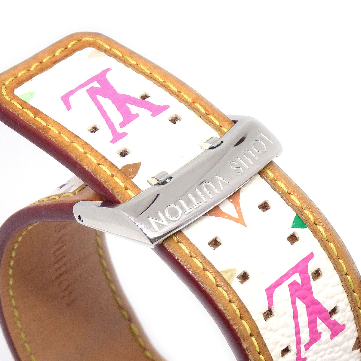 Louis Vuitton ★ 2012 TAMBOUR QUARTZ WATCH MULTICOLOR 51065