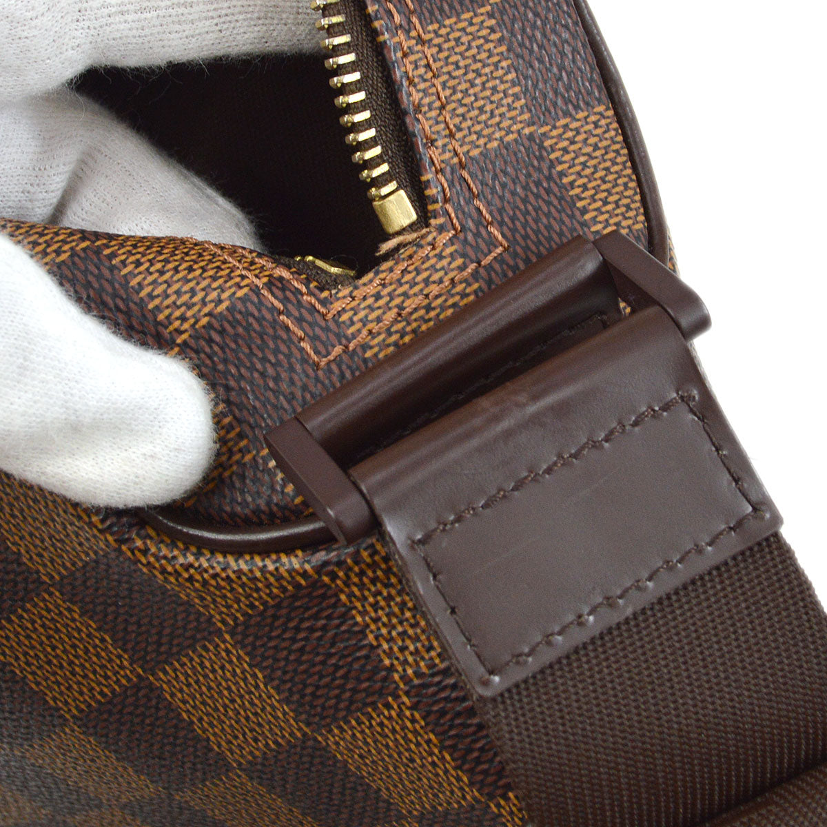 Louis Vuitton ★ 2008 OLAF PM SHOULDER Bag DAMIER N41442 93554