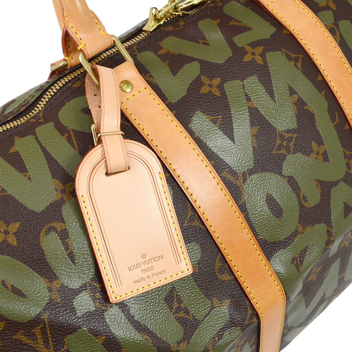 LOUIS VUITTON 2001 KEEPALL 50 GRAFFITI M92196