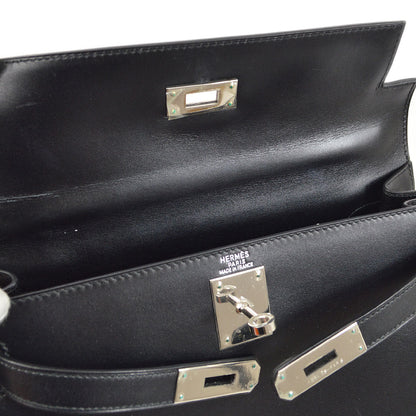 Hermes * 1999 Kelly 28 SELLIER Black Box calf