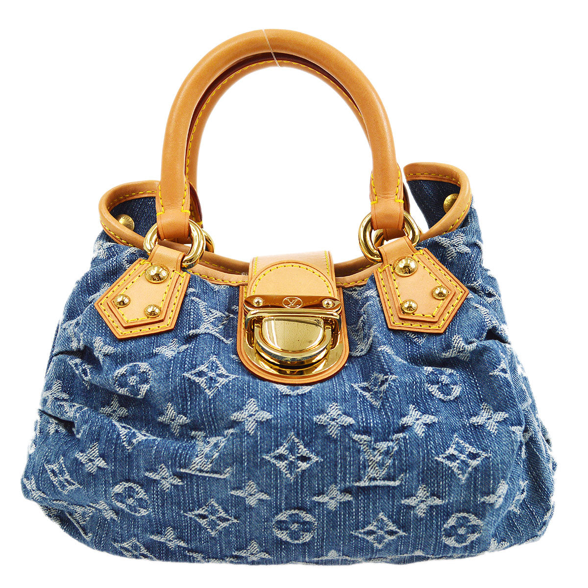 Louis Vuitton ★ 2006 PLEATY MONOGRAM DENIM M95020 74586