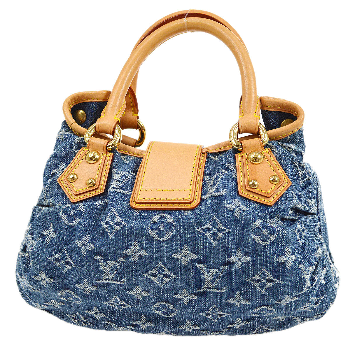 Louis Vuitton ★ 2006 PLEATY MONOGRAM DENIM M95020 74586