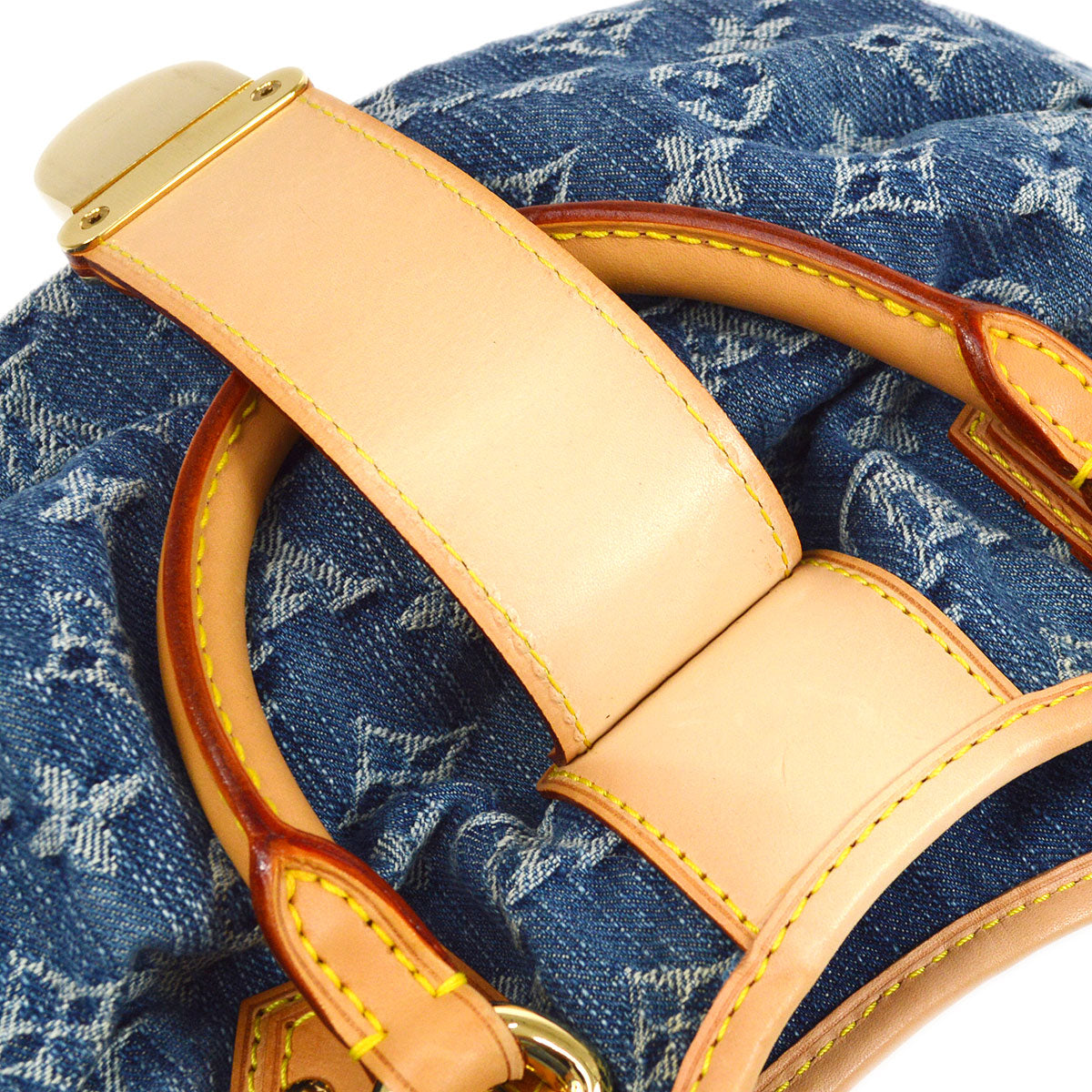 Louis Vuitton ★ 2006 PLEATY MONOGRAM DENIM M95020 74586