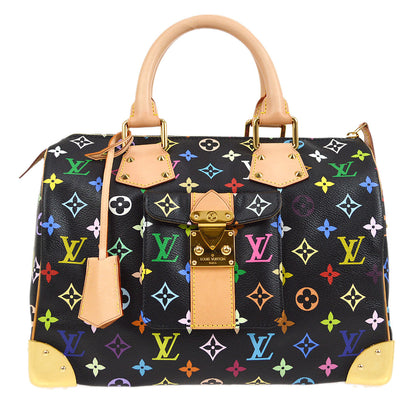 Louis Vuitton ★ 2011 SPEEDY 30 MONOGRAM MULTICOLOR M92642 74690