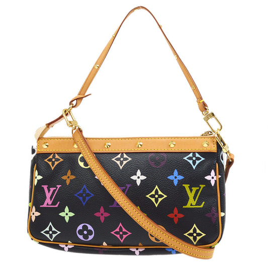 Louis Vuitton ★ 2007 POCHETTE ACCESSOIRES 2way MULTICOLOR M92648 35796