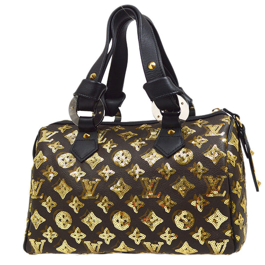 LOUIS VUITTON 2009 SPEEDY 30 MONOGRAM ECLIPSE M40244