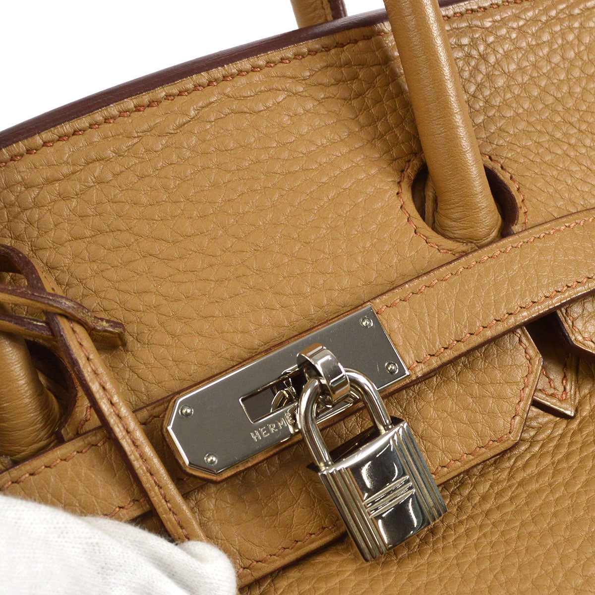 HERMES 2003 BIRKIN 35 Tabac camel Clemence