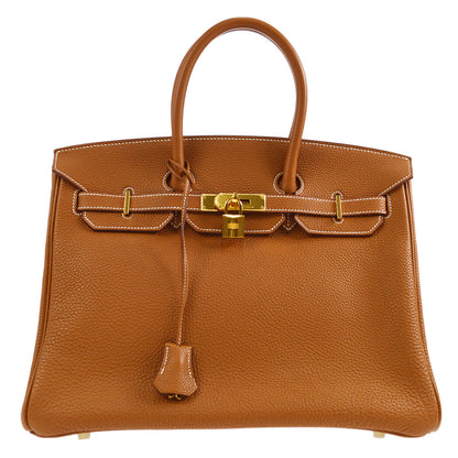 HERMES 2008 Birkin 35 Gold Clemence